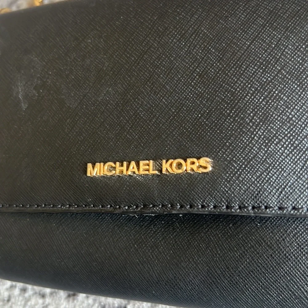 Michael Kors Crossbody Black Purse - Picture 3 of 16